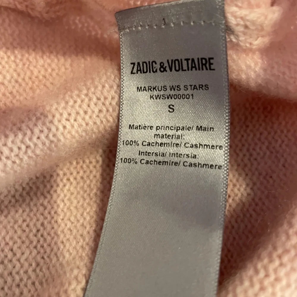 ZADIG & VOLTAIRE MARKUS STARS CASHMERE SWEATER SIZE S! - Picture 3 of 8